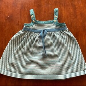 GUC Lucy Sykes Teal Striped Dress